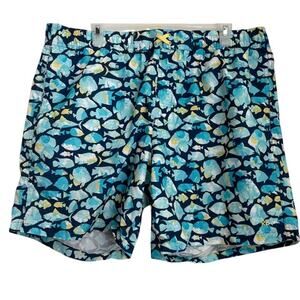 NWT Rugged Butts Mens Fish Friends Swim Trunks Size XL